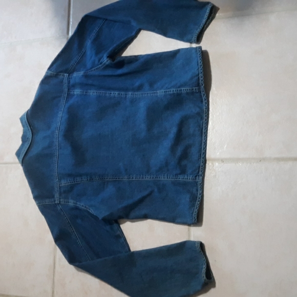 Will Smith Collection Jean Jacket Womens Sz L #185 - Picture 4 of 4